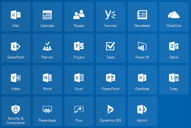 Microsoft Office 365 list of Applications and their uses