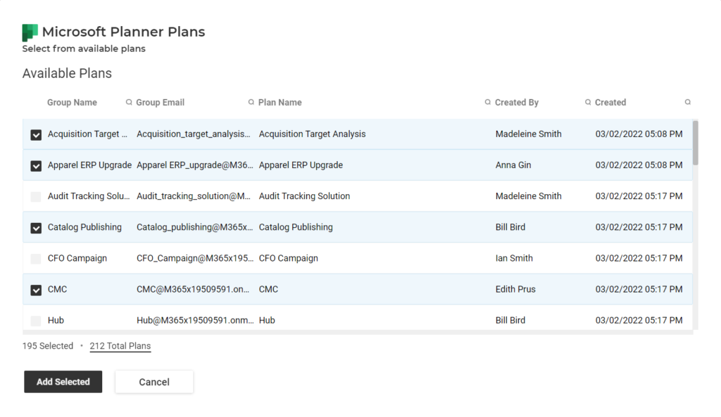 Microsoft Planner Backup and Restore FluentPro Software