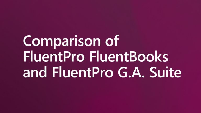 fluentbooks vs g.a. suite